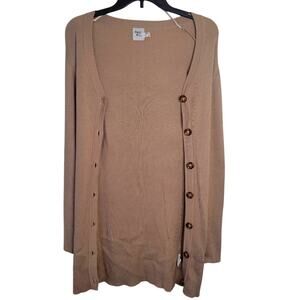 Princess‎ Polly Long Line Duster Cardigan Beige Size 0